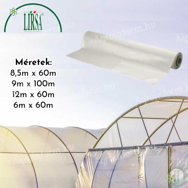 Agricultural tent film - LIRSA Italian, 3 years, UV stable, light diffuser, drip proof