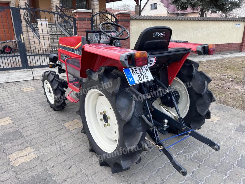 Registarska oznaka Yanmar F215D Japanski mali traktor / traktor (Kubota, Iseki)