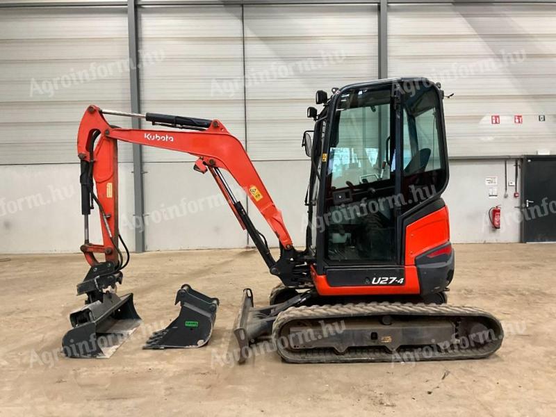 Kubota U 27-4 Mini Excavator / 2015 / 1 722 hours / Leasing from 20%