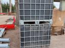 IBC container, used, black