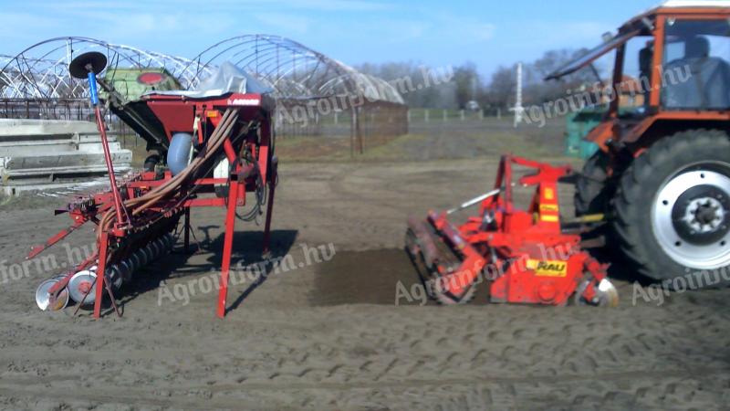 Accord disc seed drill + Rau 3 m rotary tine also separately