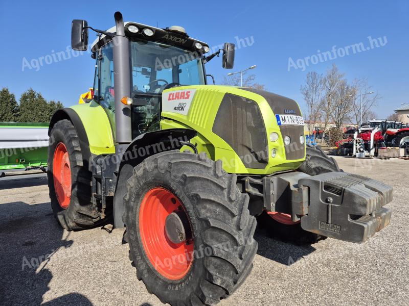 Tractor CLAAS AXION 820 - 220 CP - 4700 ore Disponibil și în leasing KAVOSZ