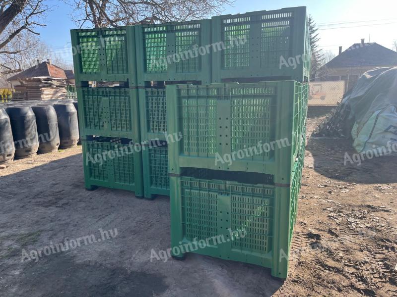 Used plastic container