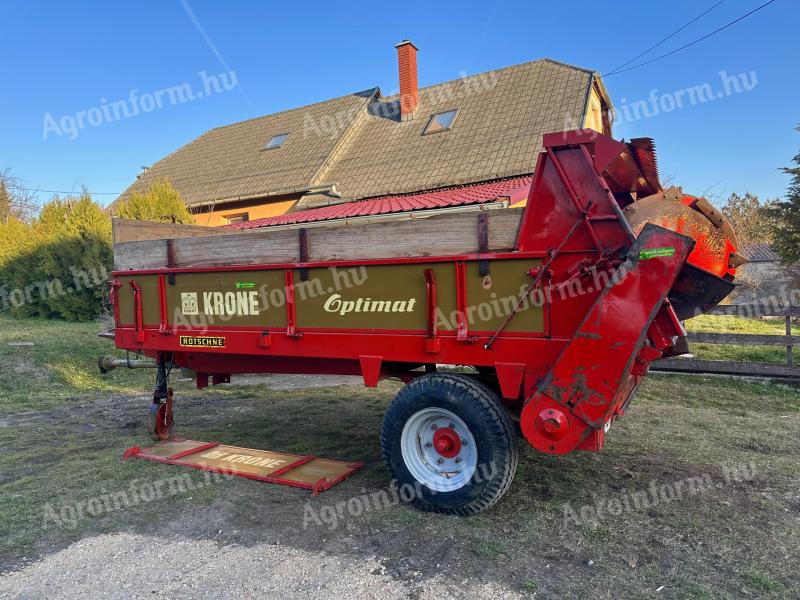 KRONE Optimat 3000 manure spreader trailer