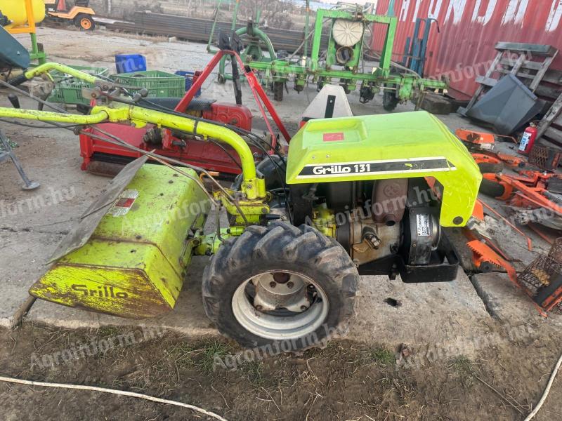 GRILLO 131, TRACTOR DE GRĂDINĂ CU UN SINGUR AX CU MOTOR LOMBARDINI DIESEL 3LD510 DE 12 CP