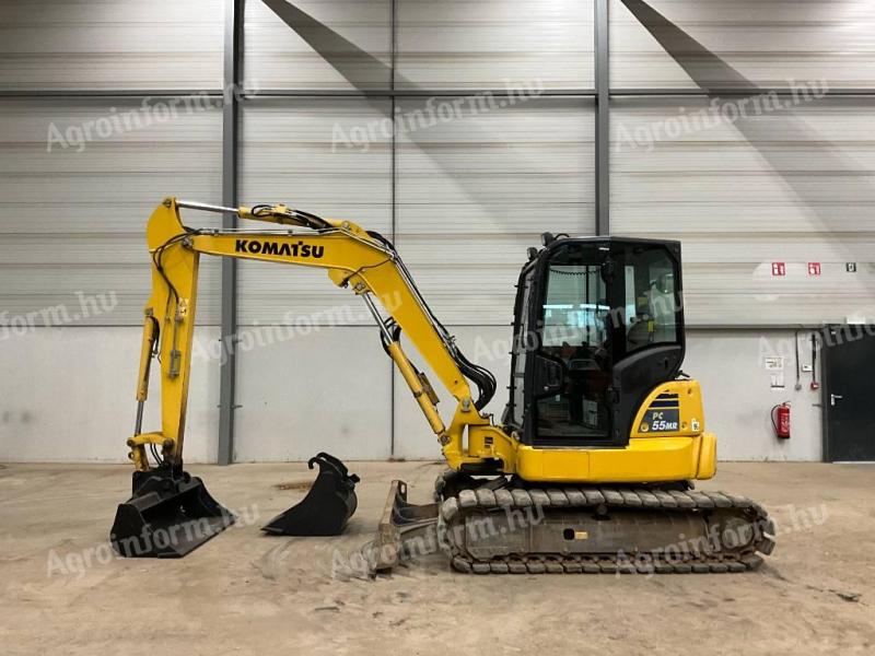 Minirýpadlo Komatsu PC 55 MR-5 / 2019 / 3 962 prevádzkových hodín / Prenájom od 20 %