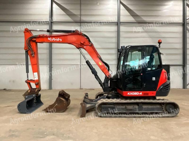 Kubota KX 080-4 Minibagger / 2016 / 2.230 Betriebsstunden / Leasing ab 20%