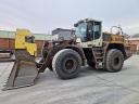 Liebherr L550 front loader with rubber wheels