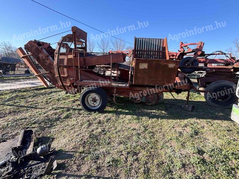 Grimme potato harvester