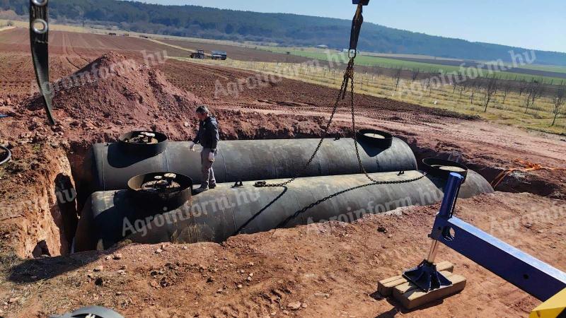 50 m³ steel tank renovated