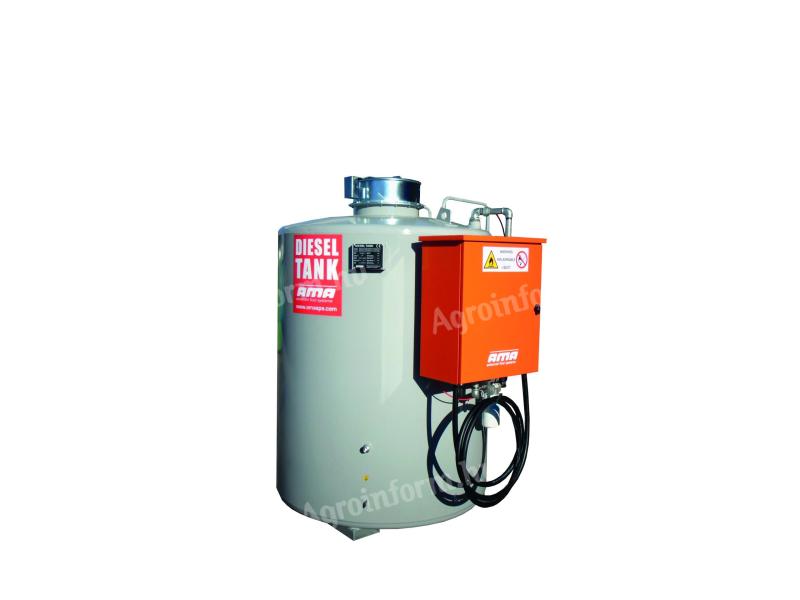 9000 l doppelwandiger, stehender Kraftstofftank