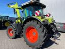 Claas Arion 650 CIS with factory front loader, front hydraulics and front TLT