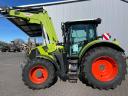 Claas Arion 650 CIS with factory front loader, front hydraulics and front TLT