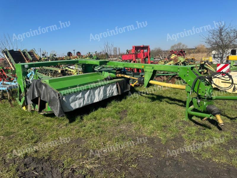 JOHN DEERE 1465, 3 METER ANGEZOGENER SCHEIBENMÄHER MIT GUMMI-WALZENSCHNEIDER