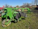 JOHN DEERE 1465, 3 METRE TRAILED DISC LAWNMOWER WITH RUBBER-TIRED SPIKE