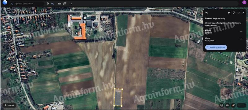 Land for sale in Gyömrő also suitable for farm