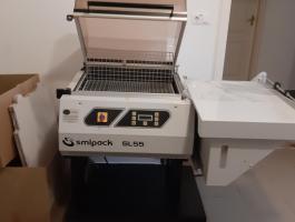 SMIPACK SL55 zsugorfóliázó gép állvánnyal