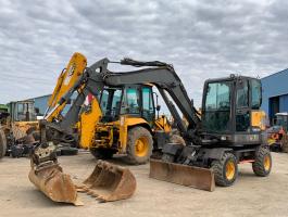 Volvo EW60W gumikerekes kotró