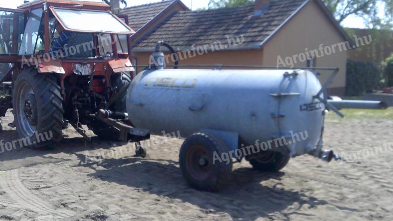 ASCO 1700 litrový malý sací vozík za malotraktor