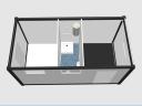 SCHWARZ-WEISSER WICKELCONTAINER (18 m²)