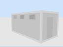SCHWARZ-WEISSER WICKELCONTAINER (18 m²)
