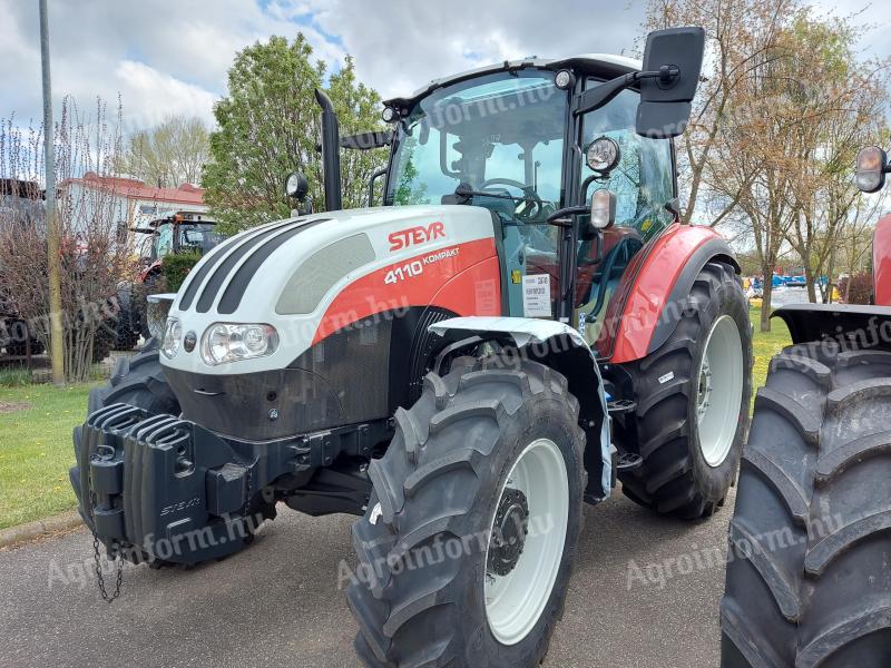Prodej traktoru STEYR KOMPAKT 4110 HI-LO HD s 300 hodinami provozu, téměř 2 roky záruka