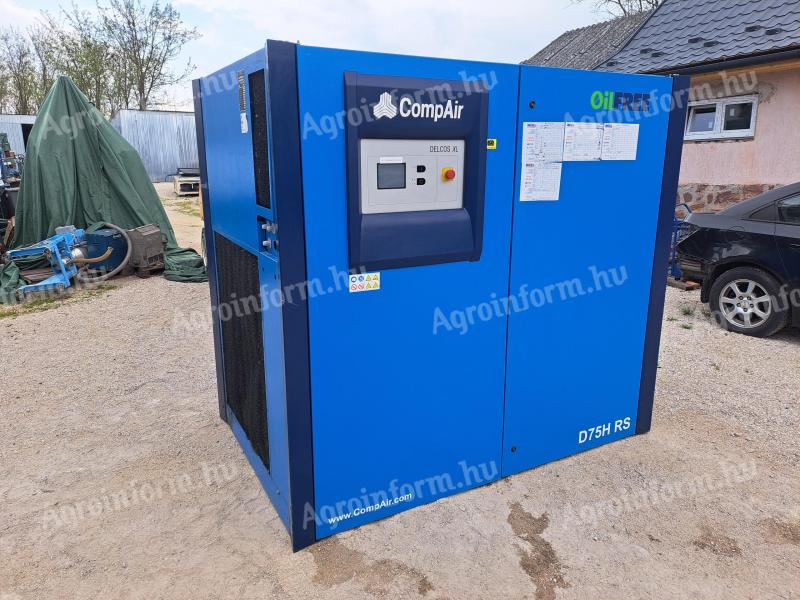 Na prodej Šroubový kompresor CompAir D75H-RS-10A 75 kW 10 bar 2016