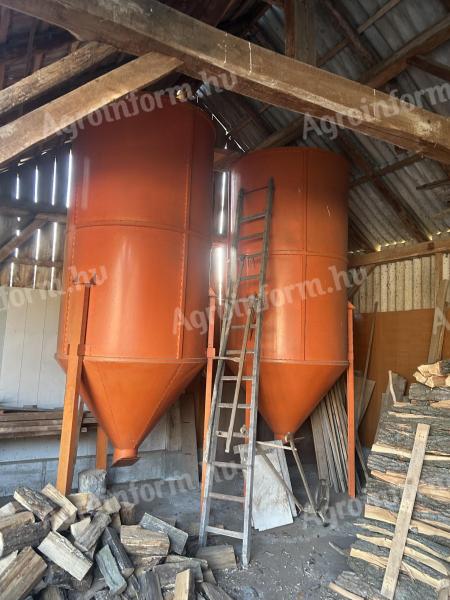 For sale 6 m³ steel grain storage silos