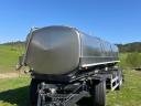 Saválló tartálykocsi 11000l,nitrosol tartály, tej szállító tartálykocsi