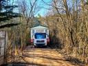 Machine transport, mobile home transport, tractor transport, MTZ