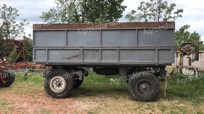 Trailer, tipper, HW6011, red license plate, technical