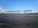 Hot-dip galvanized hall structure with 6-40 m span, with panels, with static plans
