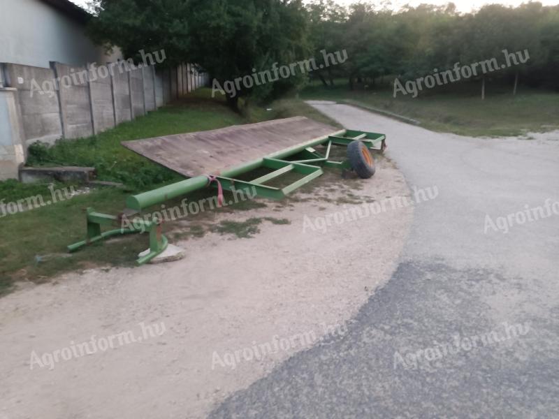 Seed drill transport trolley