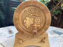 Hand carved 3 litre strawberry barrels for sale - excellent condition