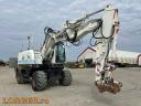 Hitachi ZX 140W-3 bager z gumijastimi kolesi
