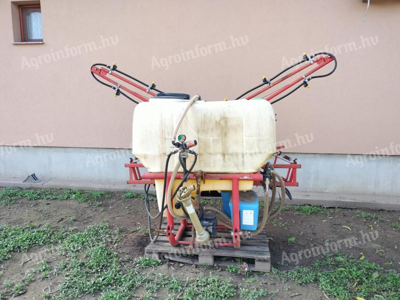 Chemical container 660 l, 12 m frame