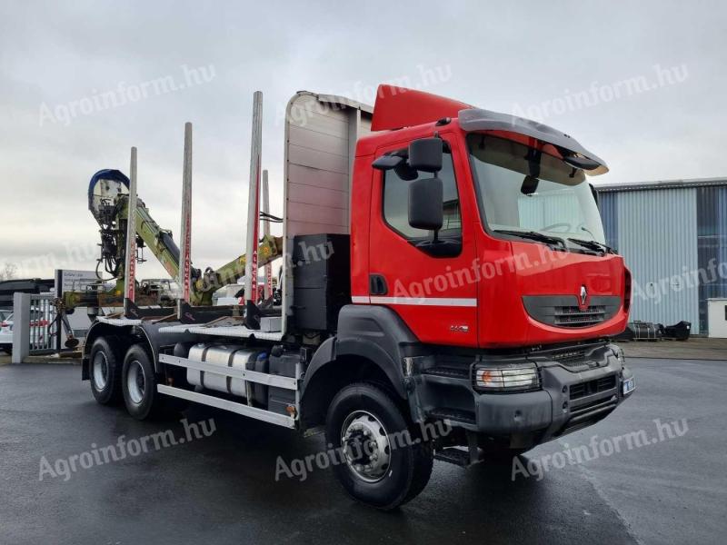 Renault Kerax 460.35 DXI 6x6 Loglift 96 S / 2012 / 459 689 km / Leasing from 20%