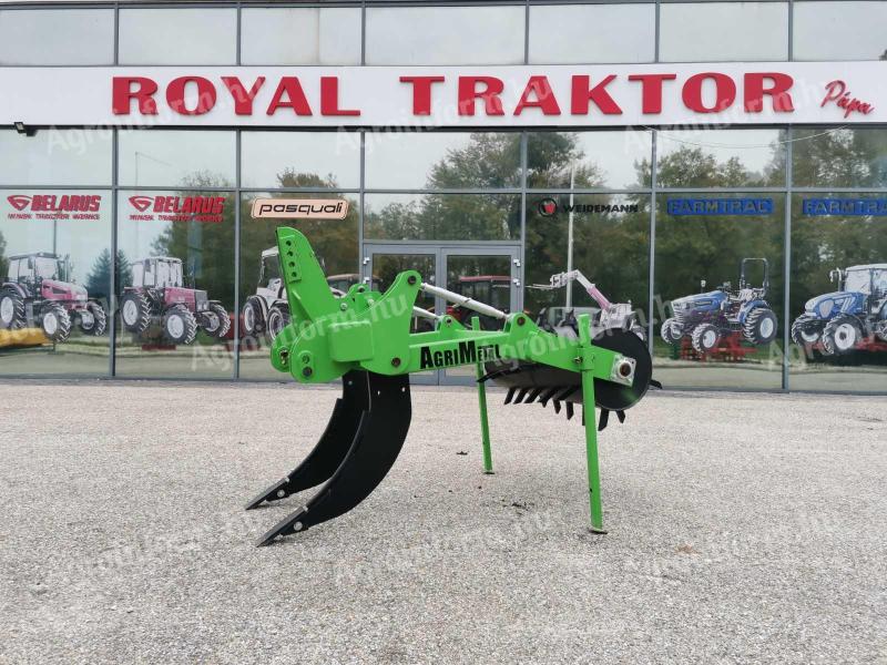 AGRIMETAL 2 KNIFE - SOIL LOOSENER WITH RAKE - WAREHOUSE SWEEPER - ROYAL TRACTOR