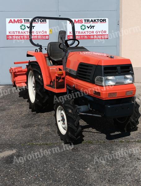 Kubota GL240 all-wheel drive 24 hp tractor with power steering and factory tiller