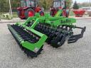 AGRIMETAL 3M SUSPENDED SHORT DISC WITH SPIKED ROLLER - STOCK SWEEP ACTION