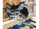 Saw for pulling, beveling and mitring, 2000 W / 305 mm, + 2 saw blades * Scheppach HM140L *