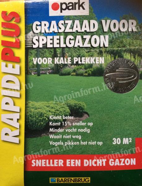 Nasiona trawy holenderskiej do golfa, piłki nożnej lub innych boisk, powierzchnia 600 m²