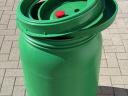 120 l plastic barrel with lid and lidding