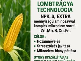 Kukorica lombtrágya technológia