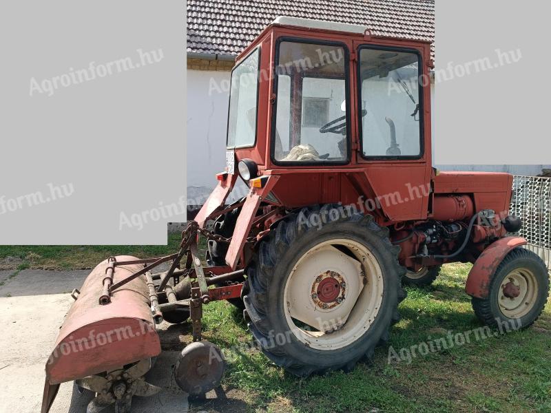 T25 tractor with tiller