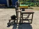 Conical splitter, splitting with electric motor