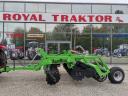 AGRIMETAL 2,75 M SEMI-TRAILED SHORT WHEEL WITH SPLINED ROLLERS - STOCK SWEEP ACTION
