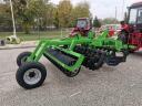AGRIMETAL 2,75 M SEMI-TRAILED SHORT WHEEL WITH SPLINED ROLLERS - STOCK SWEEP ACTION