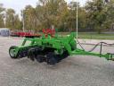AGRIMETAL 2,75 M SEMI-TRAILED SHORT WHEEL WITH SPLINED ROLLERS - STOCK SWEEP ACTION