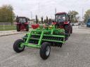 AGRIMETAL 2,75 M SEMI-TRAILED SHORT WHEEL WITH SPLINED ROLLERS - STOCK SWEEP ACTION